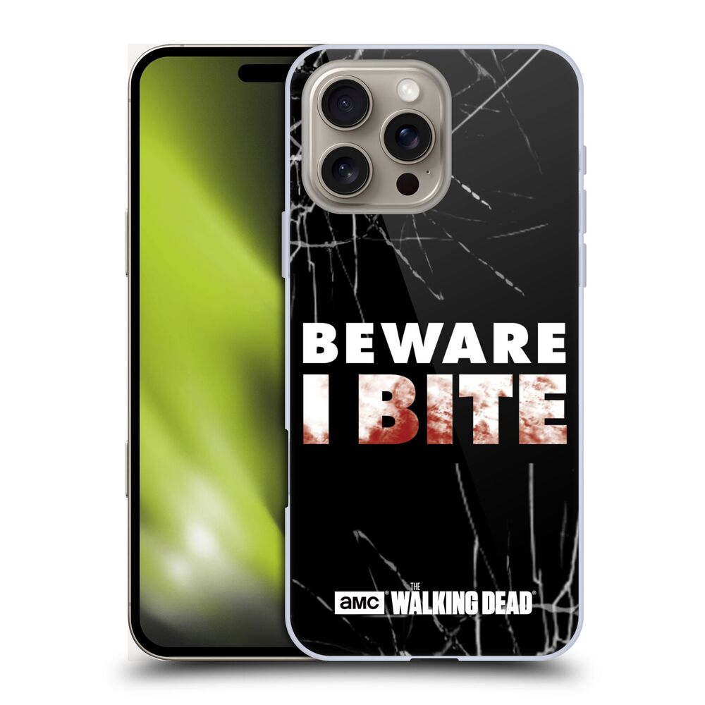 WALKING DEAD ウォーキングデッド - Typography / I Bite ハード case / Apple iPhoneケース 【公式 / オフィシャル】