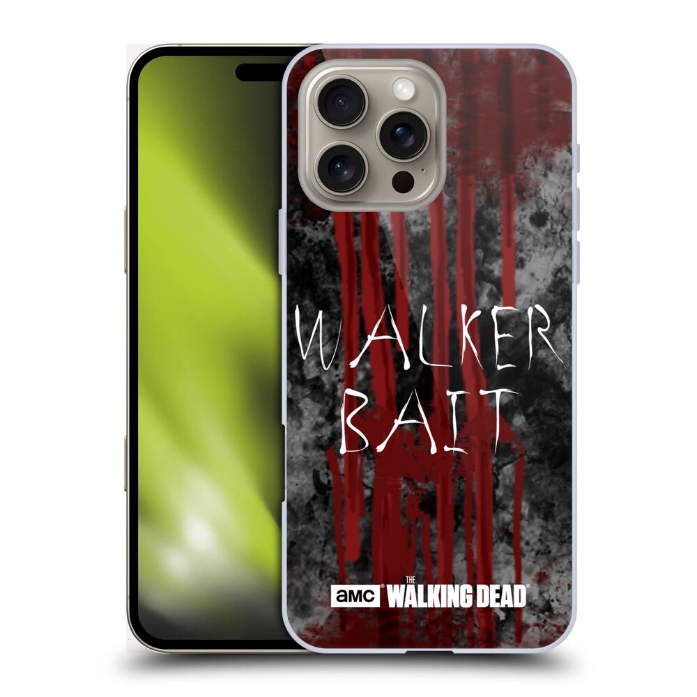 WALKING DEAD ウォーキングデッド - Typography / Walker Bait ハード case / Apple iPhoneケース 【公式 / オフィシャル】