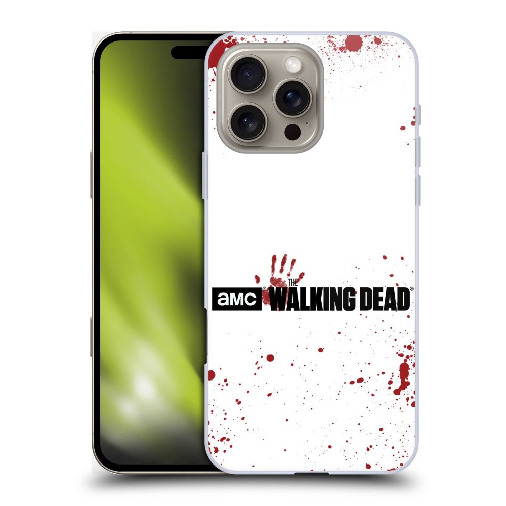 WALKING DEAD ウォーキングデッド - Logo / Blood White ハード case / Apple iPhoneケース 【公式 / オフィシャル】