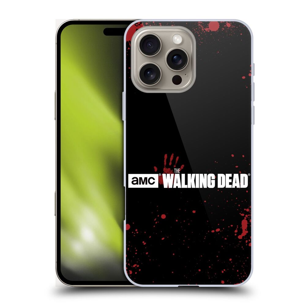 WALKING DEAD ウォーキングデッド - Logo / Blood Black ハード case / Apple iPhoneケース 【公式 / オフィシャル】