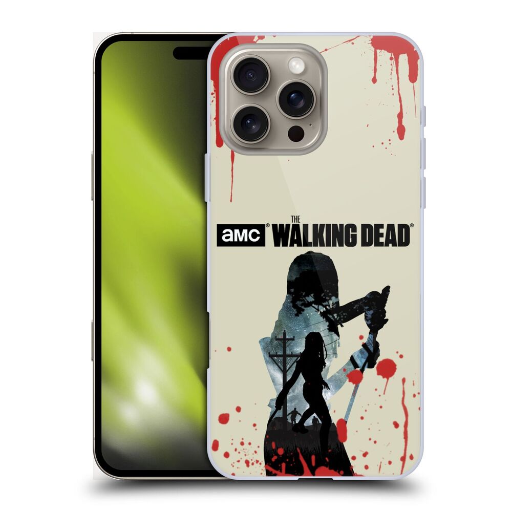 WALKING DEAD ウォーキングデッド - Silhouettes / Michonne ハード case / Apple iPhoneケース 【公式 / オフィシャル】