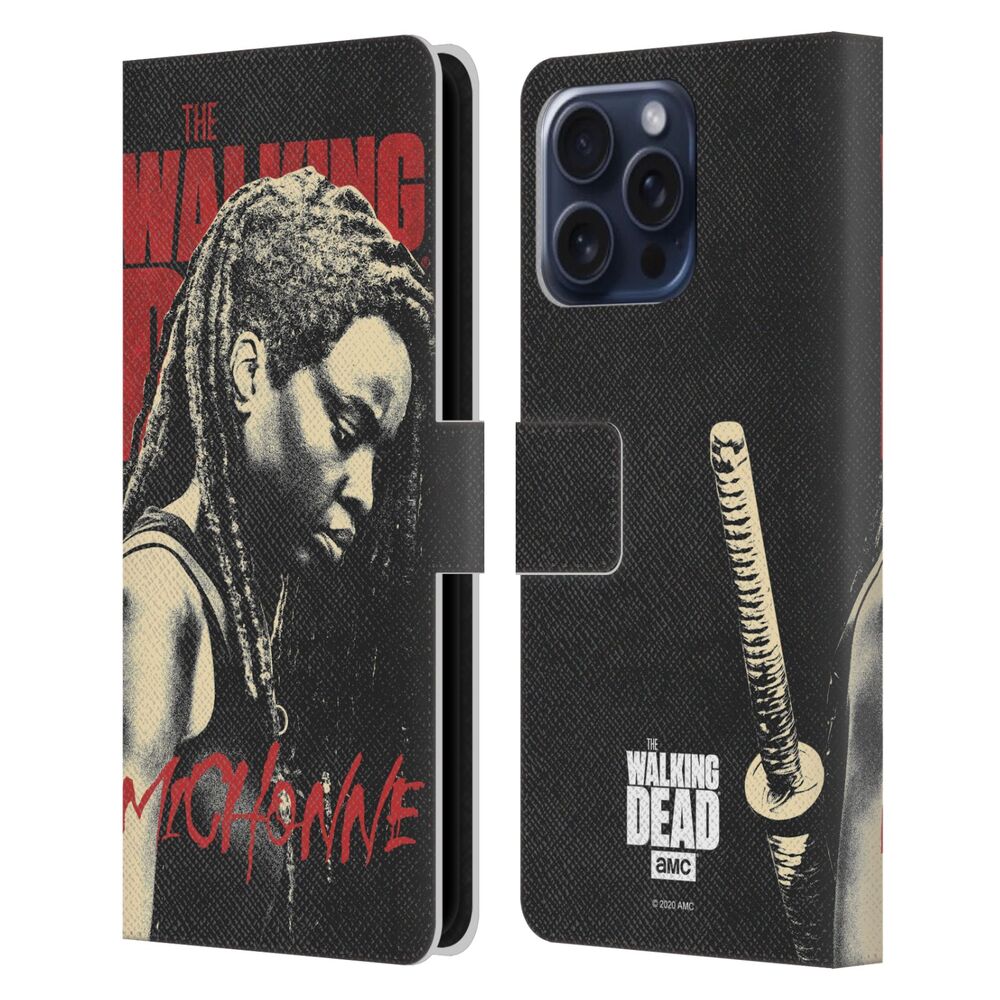 WALKING DEAD ウォーキングデッド - Season 10 Character Portraits / Michonne レザー手帳型 / Apple iPhoneケース 【公式 / オフィシャル】