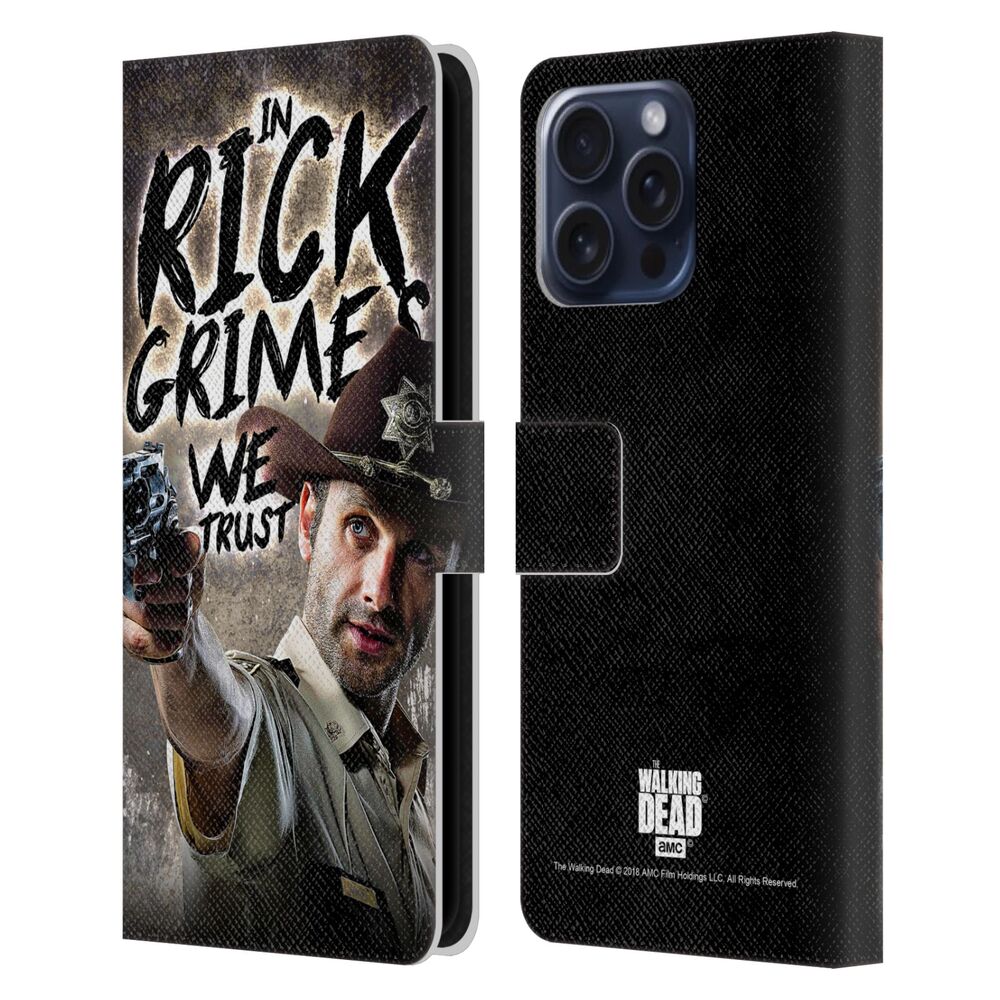 WALKING DEAD ウォーキングデッド - Rick Grimes Legacy / Sheriff's Deputy レザー手帳型 / Apple iPhoneケース 【公式 / オフィシャル】