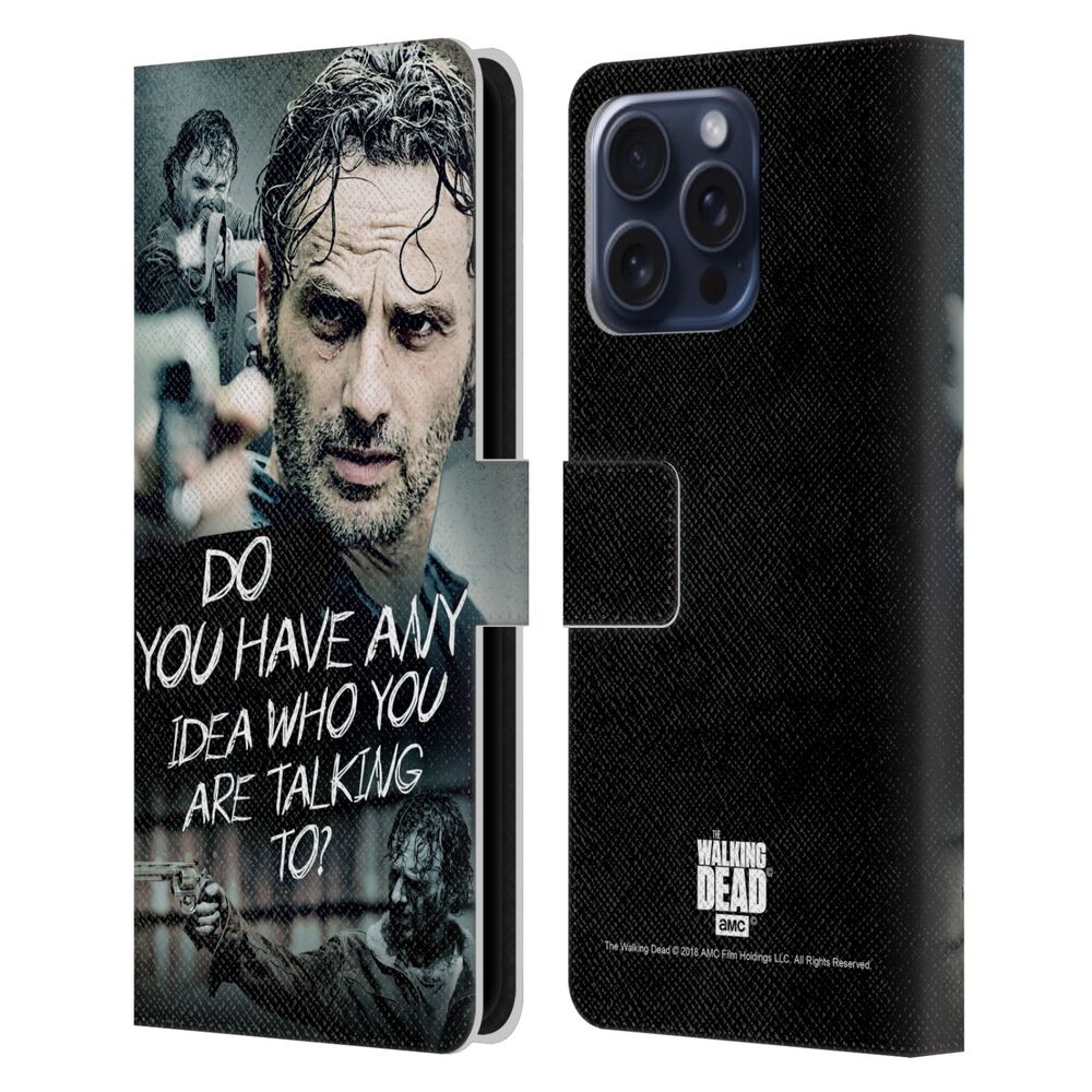 WALKING DEAD ウォーキングデッド - Rick Grimes Legacy / Question レザー手帳型 / Apple iPhoneケース 【公式 / オフィシャル】