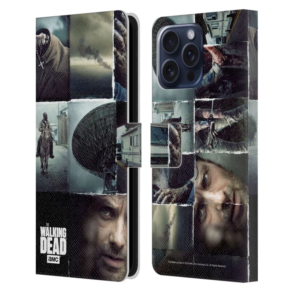 WALKING DEAD ウォーキングデッド - Logo / Key Art Vertical レザー手帳型 / Apple iPhoneケース 【公式 / オフィシャル】