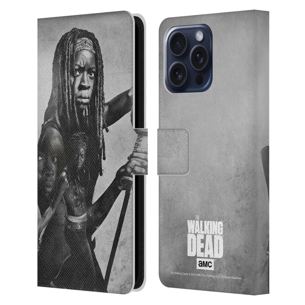 WALKING DEAD ウォーキングデッド - Double Exposure / Michonne レザー手帳型 / Apple iPhoneケース 【公式 / オフィシャル】