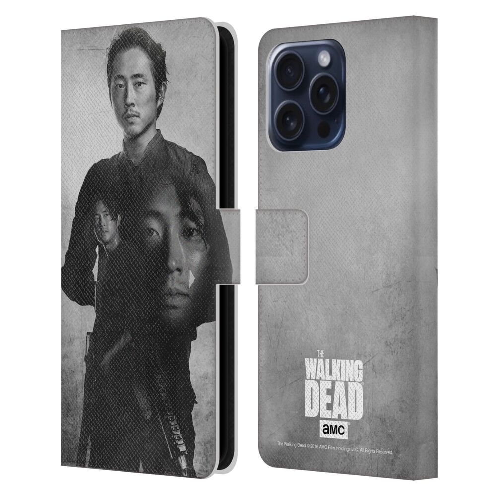 WALKING DEAD ウォーキングデッド - Double Exposure / Glenn レザー手帳型 / Apple iPhoneケース 【公式 / オフィシャル】