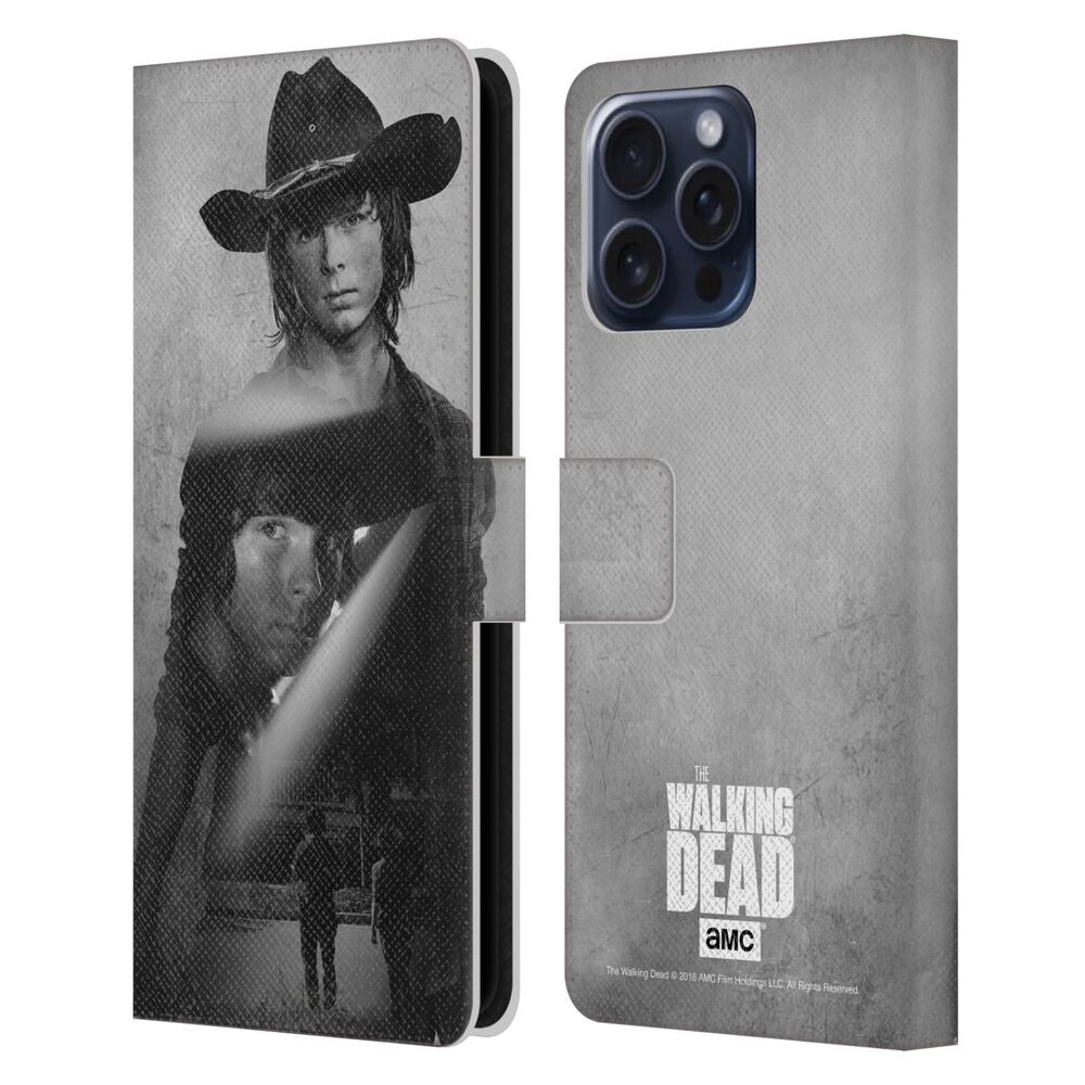 WALKING DEAD ウォーキングデッド - Double Exposure / Carl レザー手帳型 / Apple iPhoneケース 【公式 / オフィシャル】