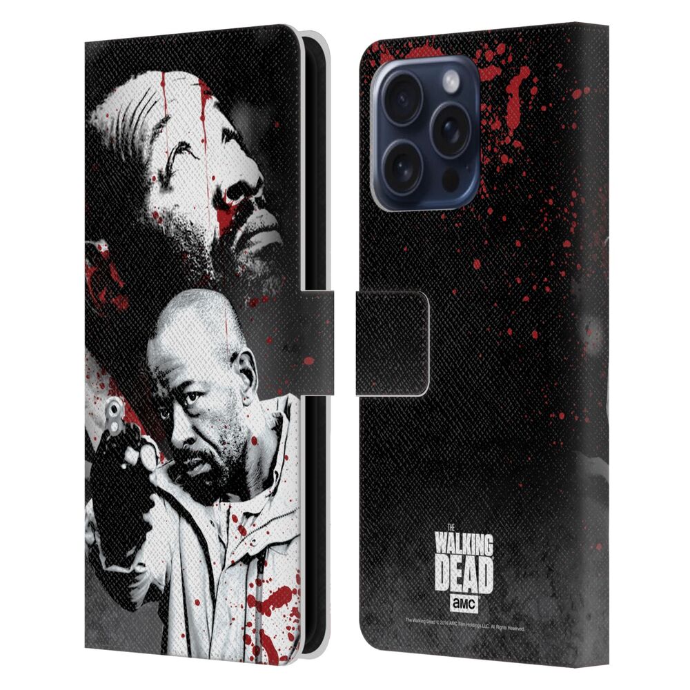 WALKING DEAD ウォーキングデッド - Gore / Morgan レザー手帳型 / Apple iPhoneケース 【公式 / オフィシャル】