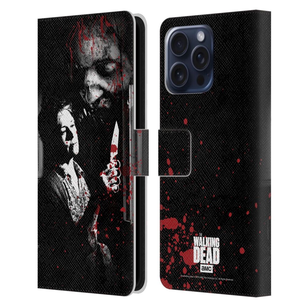 WALKING DEAD ウォーキングデッド - Gore / Fearless Carol レザー手帳型 / Apple iPhoneケース 【公式 / オフィシャル】