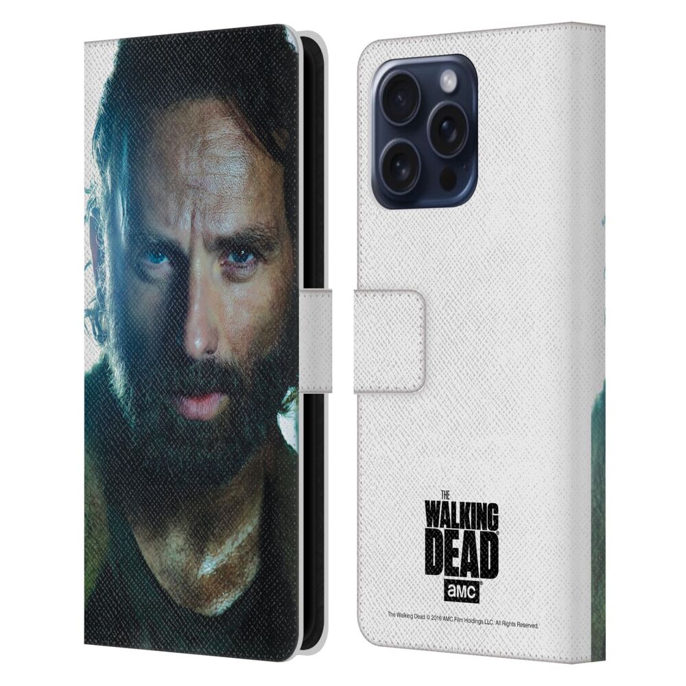 WALKING DEAD ウォーキングデッド - Characters / Rick レザー手帳型 / Apple iPhoneケース 【公式 / オフィシャル】