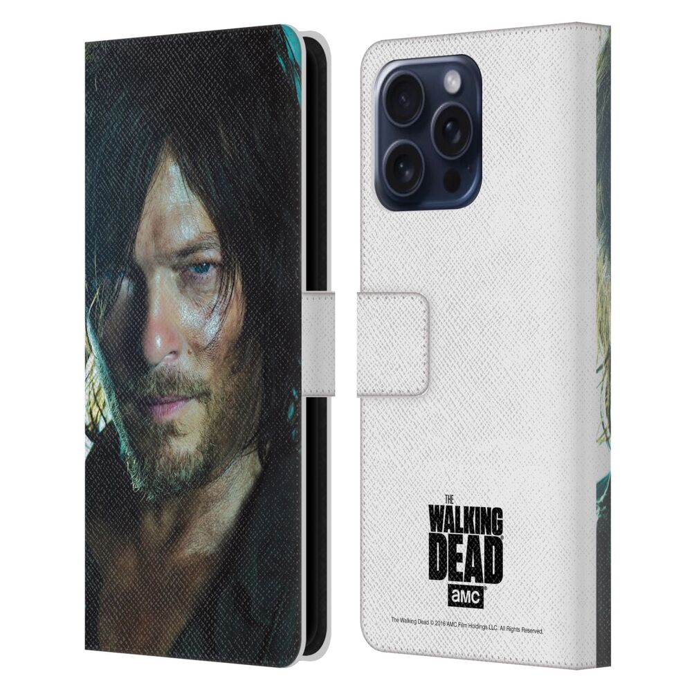 WALKING DEAD ウォーキングデッド - Characters / Daryl レザー手帳型 / Apple iPhoneケース 【公式 / オフィシャル】