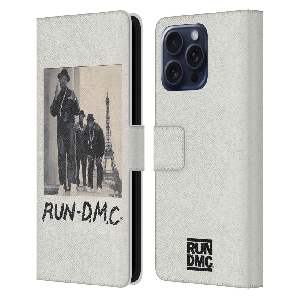 RUN DMC ランディーエムシー - Key Art / Polaroid USA レザー手帳型 / Apple iPhoneケース 【公式 / オフィシャル】