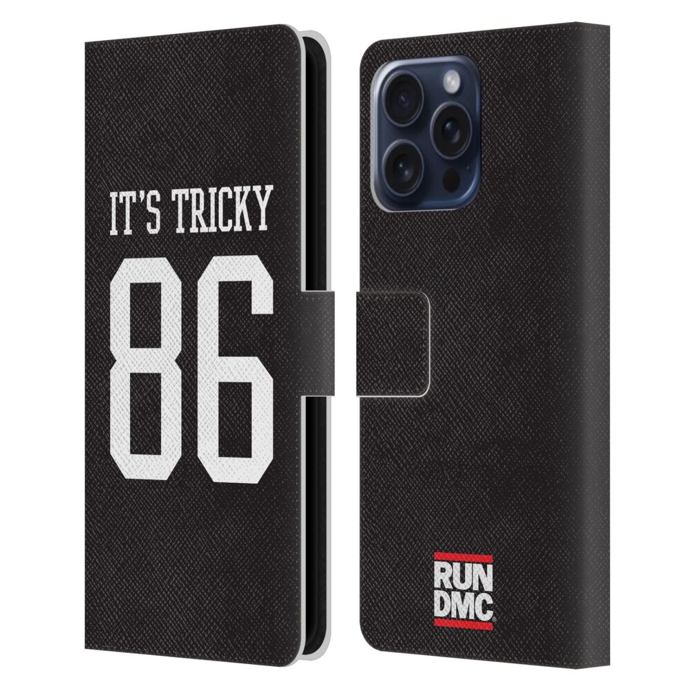 RUN DMC ランディーエムシー - Key Art / It's Tricky レザー手帳型 / Apple iPhoneケース 【公式 / オフィシャル】