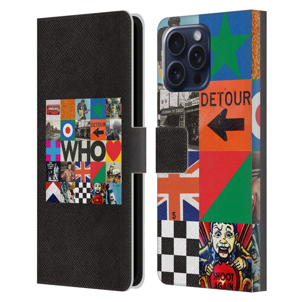 THE WHO ザ・フー (結成 60周年 ) - 2019 Album / Collage レザー手帳型 / Apple iPhoneケース 【公式 / オフィシャル】