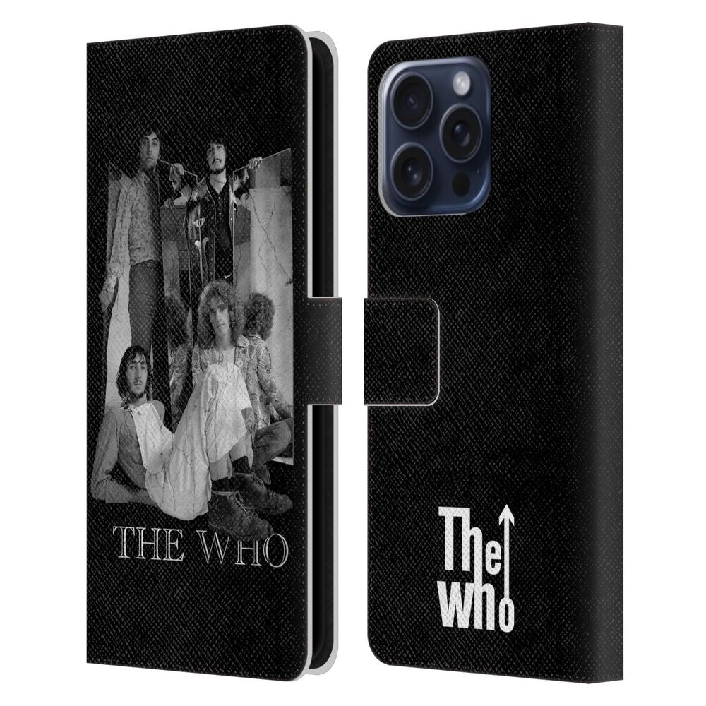 THE WHO ザ・フー (結成 60周年 ) - Band Art / Mirror Mono Distress レザー手帳型 / Apple iPhoneケース 【公式 / オフィシャル】