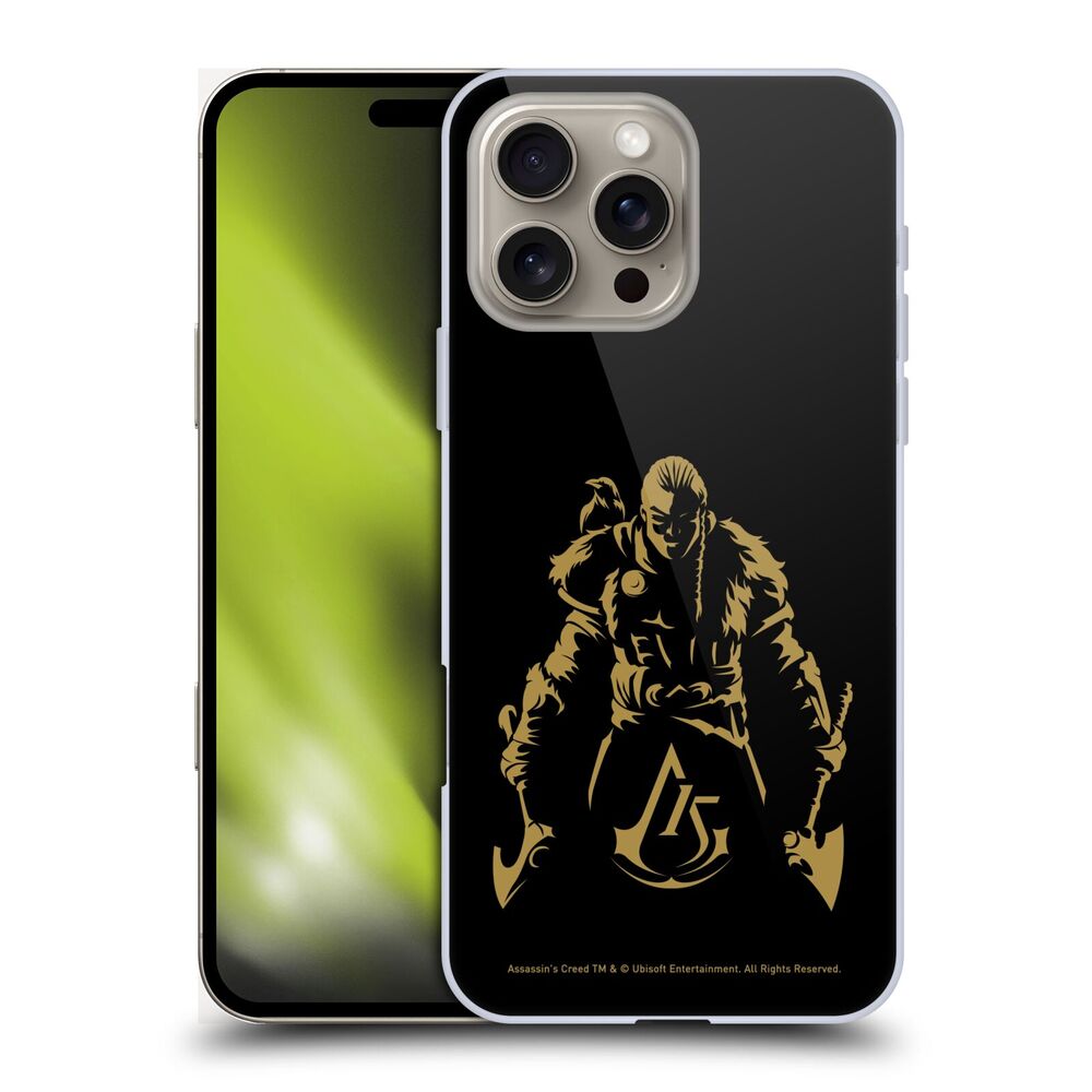 ASSASSINS CREED アサシンクリード - 15th Anniversary Graphics / Male Eivor Silhouette ハード case / Apple iPhoneケース 【公式 / オフィシャル】