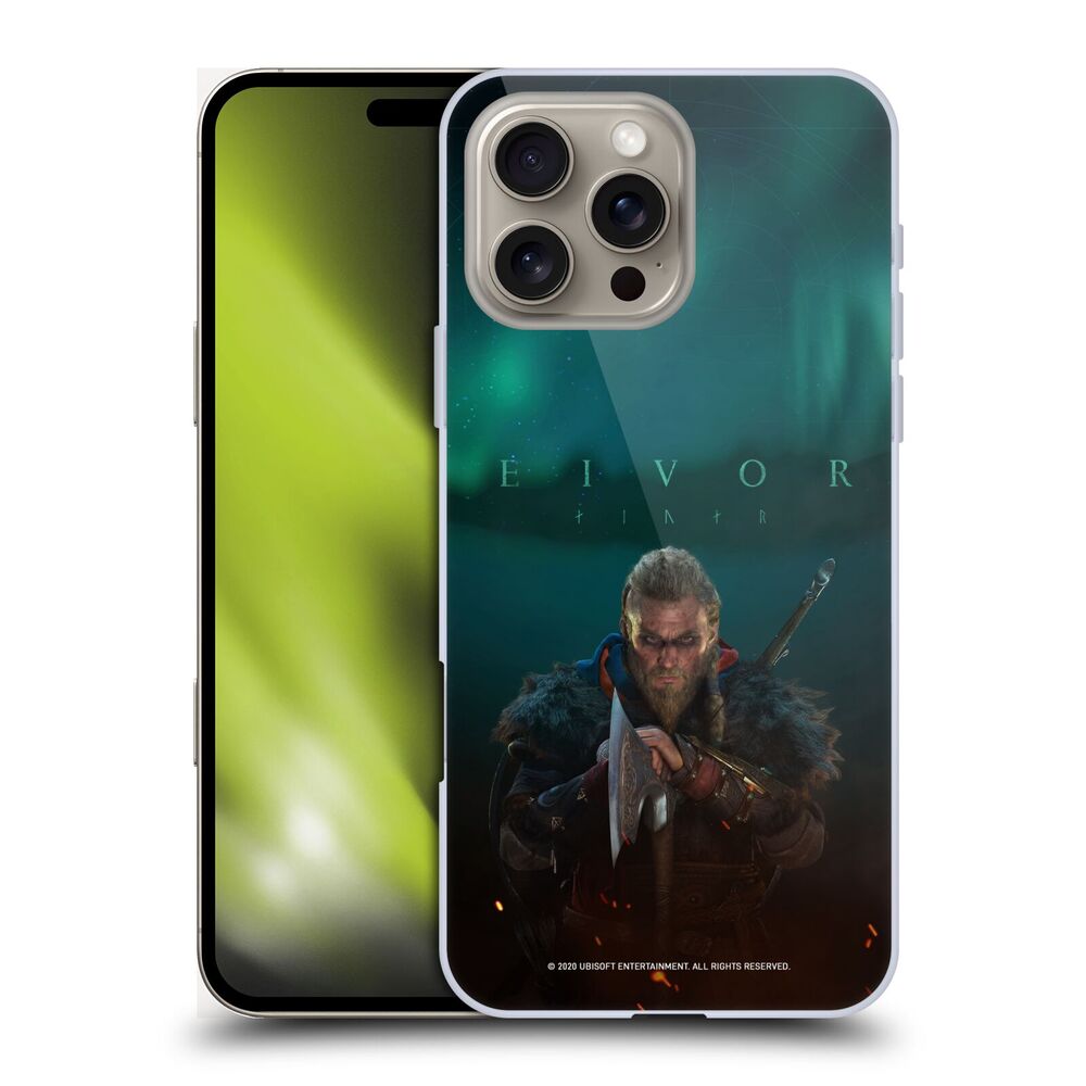 ASSASSINS CREED アサシンクリード - Valhalla Key Art / Male Eivor Poster ハード case / Apple iPhoneケース 【公式 / オフィシャル】