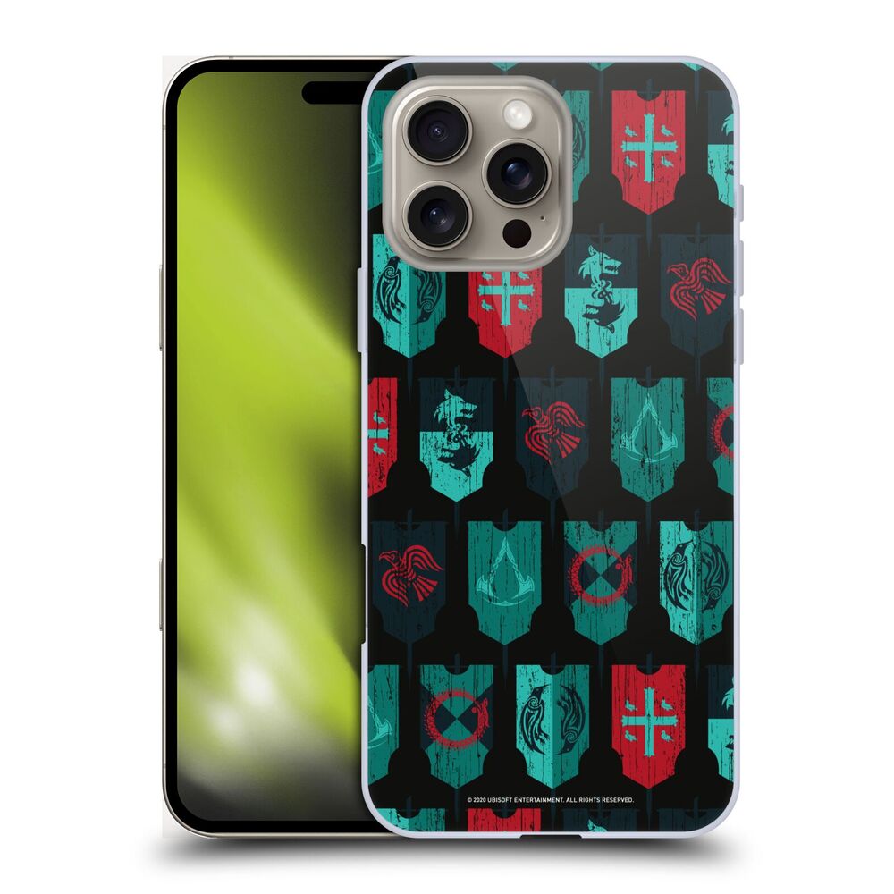 ASSASSINS CREED アサシンクリード - Valhalla Compositions And Patterns / Banners ハード case / Apple iPhoneケース 【公式 / オフィシャル】