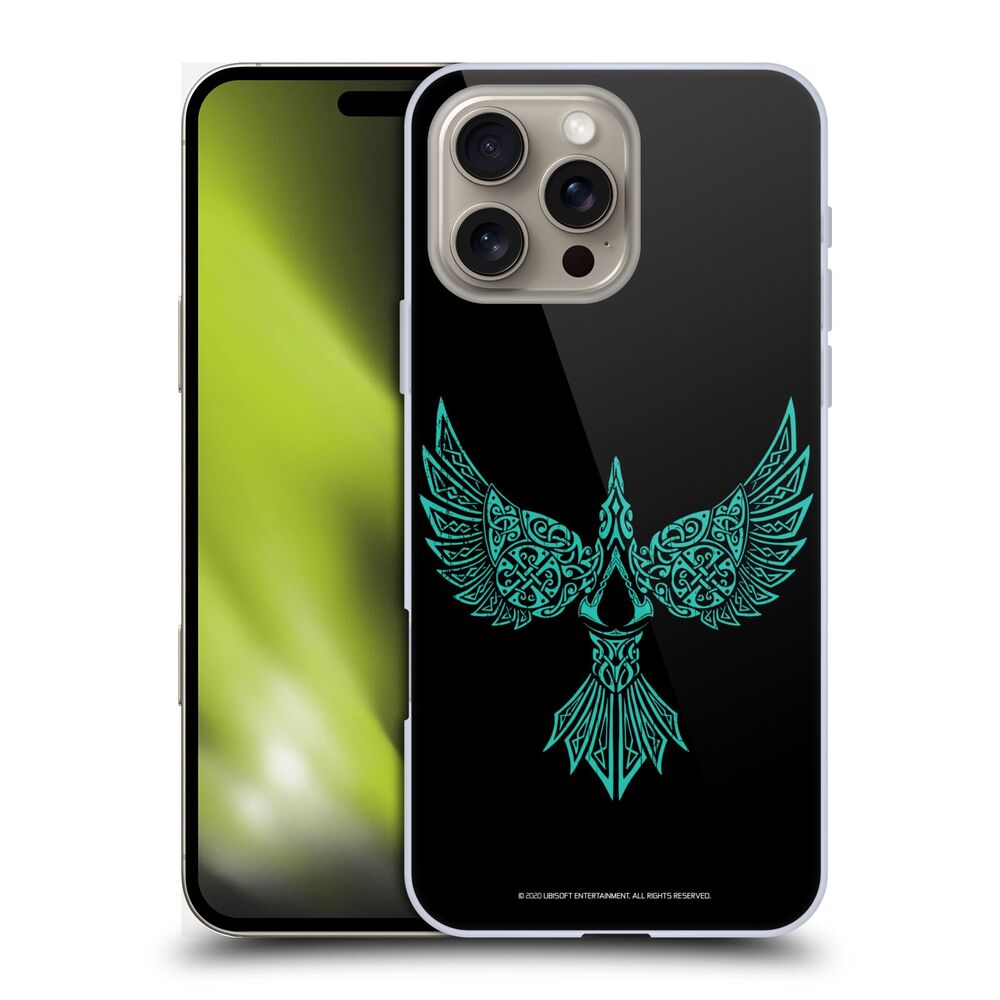 ASSASSINS CREED アサシンクリード - Valhalla Symbols And Patterns / Raven Design ハード case / Apple iPhoneケース 【公式 / オフィシャル】