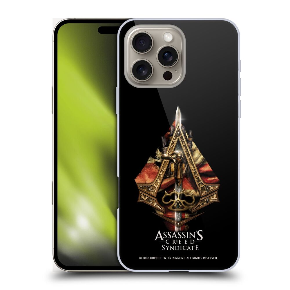 ASSASSINS CREED アサシンクリード - Syndicate Logo Art / Weapons And Flag ハード case / Apple iPhoneケース 【公式 / オフィシャル】