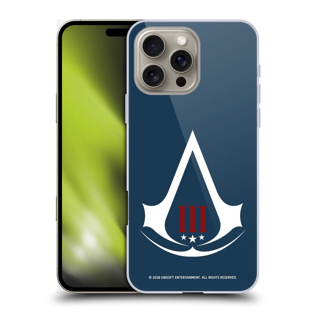 ASSASSINS CREED アサシンクリード - III Logos / Crest ハード case / Apple iPhoneケース 【公式 / オフィシャル】