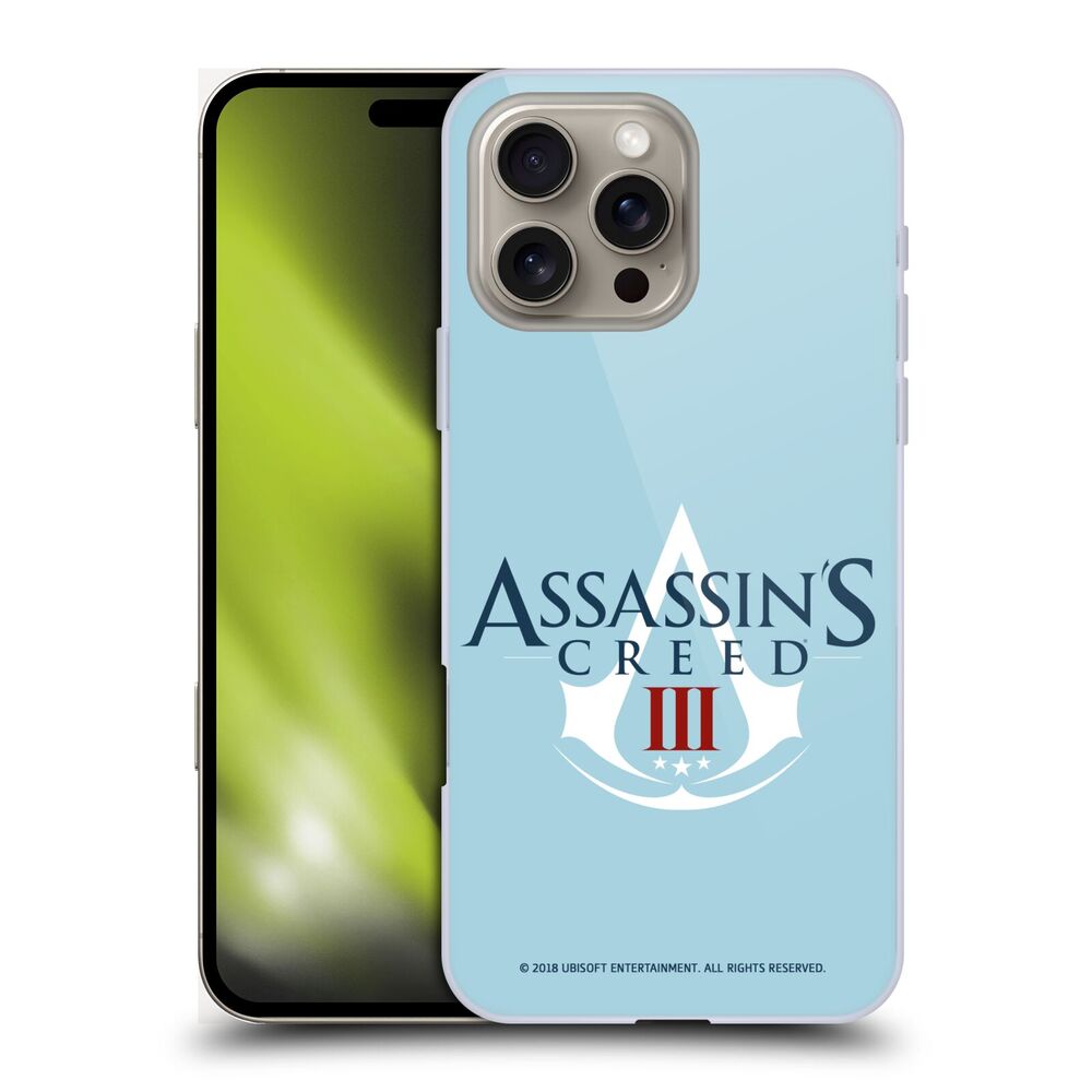 ASSASSINS CREED アサシンクリード - III Logos / Crest 2 ハード case / Apple iPhoneケース 【公式 / オフィシャル】