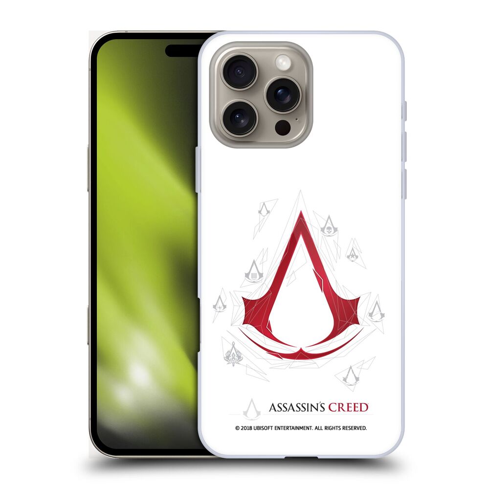 ASSASSINS CREED アサシンクリード - Legacy Logo / Geometric White ハード case / Apple iPhoneケース 【公式 / オフィシャル】