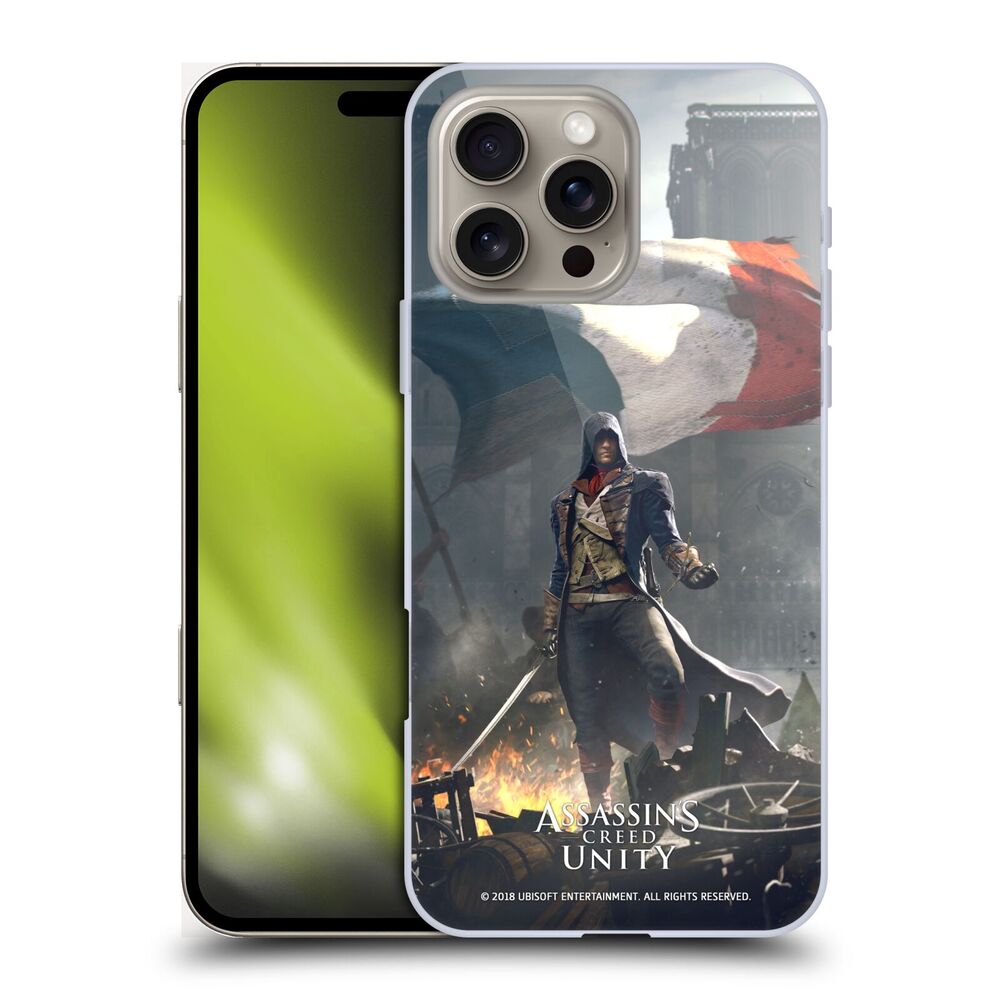 ASSASSINS CREED アサシンクリード - Unity Key Art / Arno Dorian French Flag ハード case / Apple iPhoneケース 【公式 / オフィシャル】