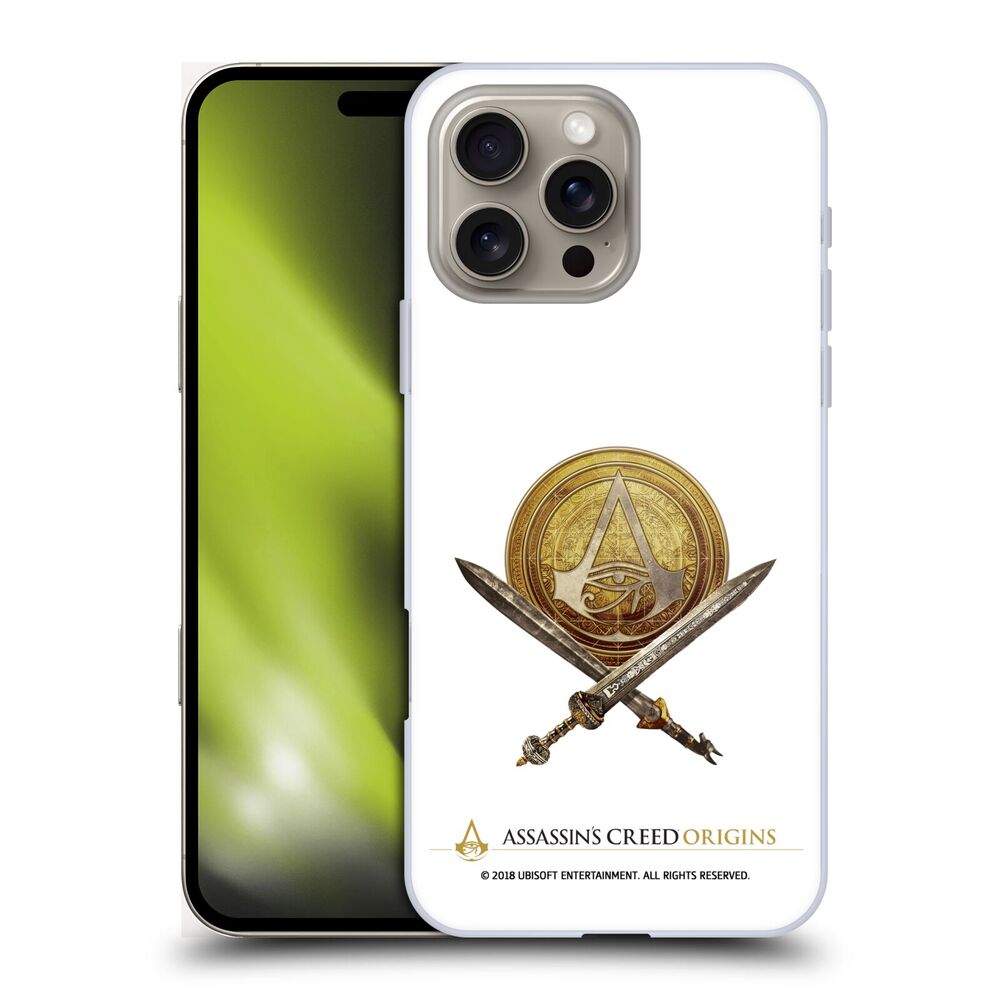 ASSASSINS CREED アサシンクリード - Origins Crests / Sword & Shield ハード case / Apple iPhoneケース 【公式 / オフィシャル】