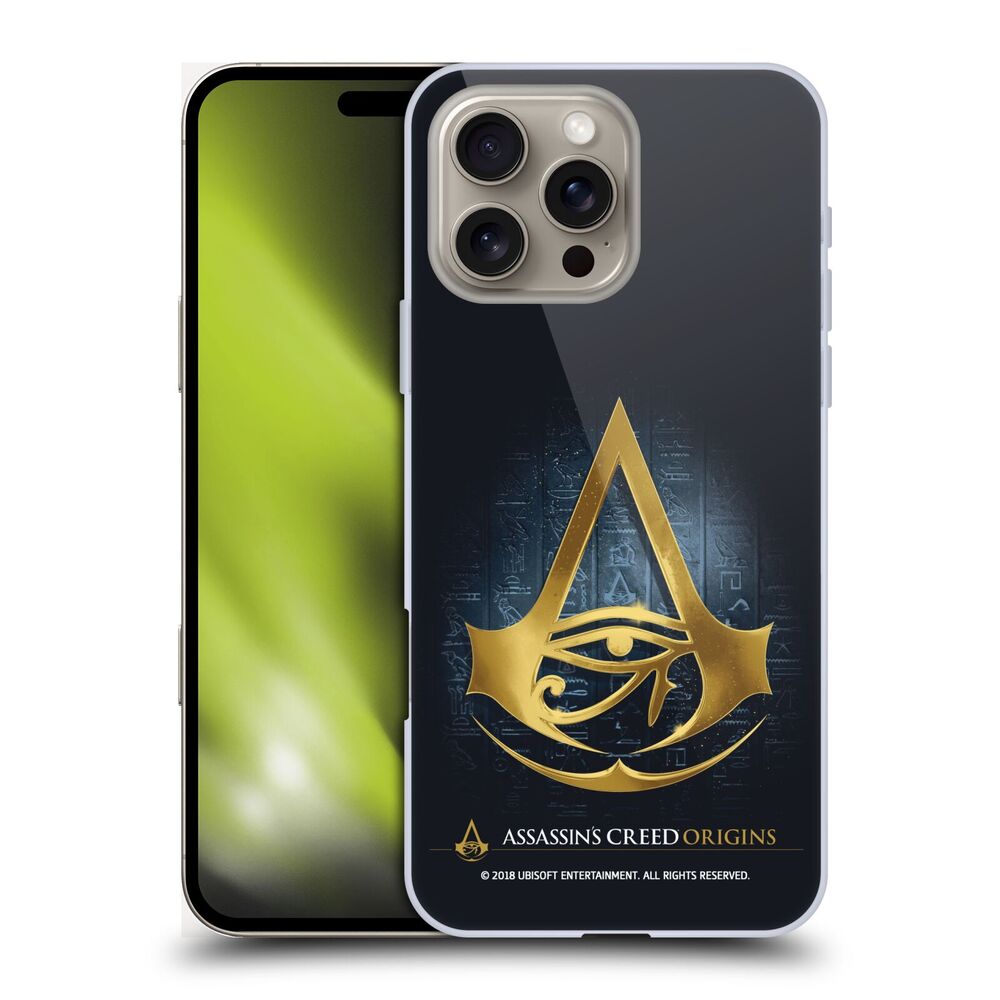 ASSASSINS CREED アサシンクリード - Origins Crests / Hieroglyphic ハード case / Apple iPhoneケース 【公式 / オフィシャル】