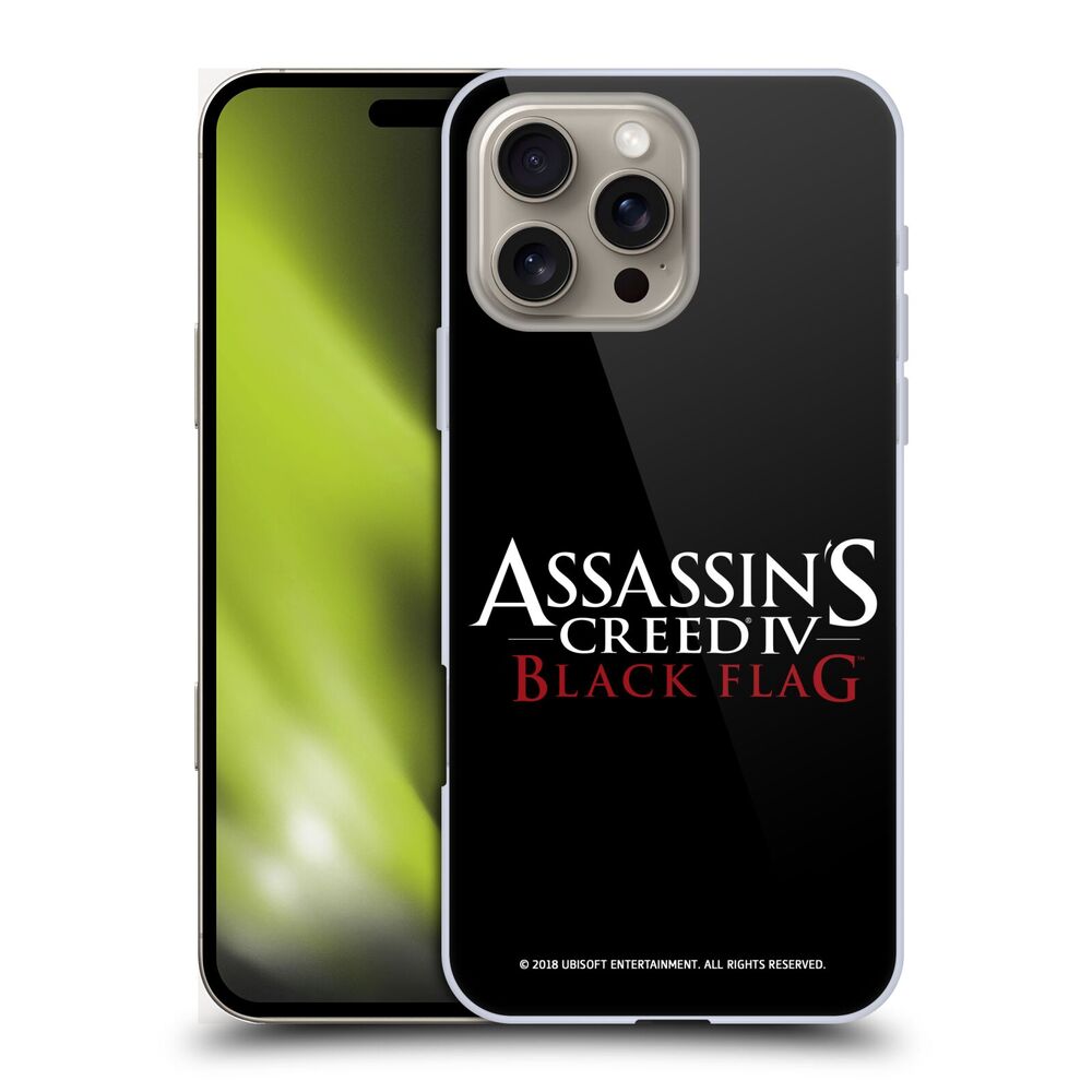 ASSASSINS CREED アサシンクリード - Black Flag Logos / White And Red ハード case / Apple iPhoneケース 【公式 / オフィシャル】