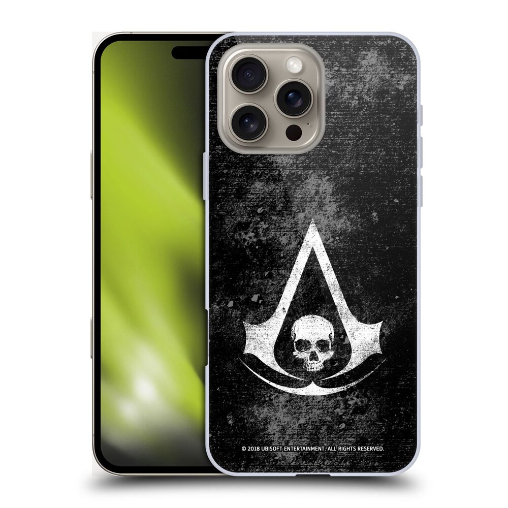 ASSASSINS CREED アサシンクリード - Black Flag Logos / Grunge ハード case / Apple iPhoneケース 【公式 / オフィシャル】