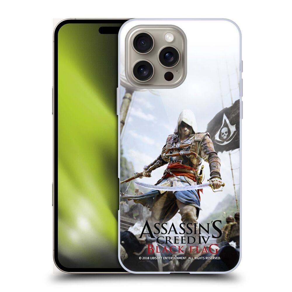 ASSASSINS CREED アサシンクリード - Black Flag Key Art / Edward Sword ハード case / Apple iPhoneケース 【公式 / オフィシャル】