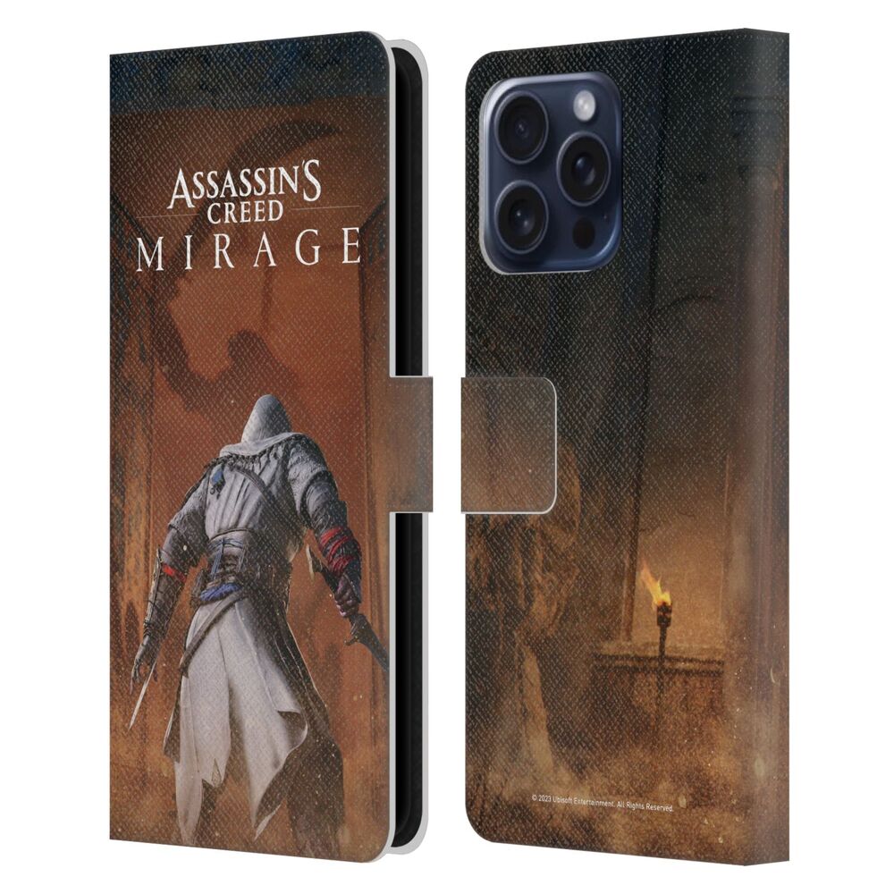 ASSASSINS CREED アサシンクリード - Mirage Graphics / Forty Thieves Quest レザー手帳型 / Apple iPhoneケース 【公式 / オフィシャル】