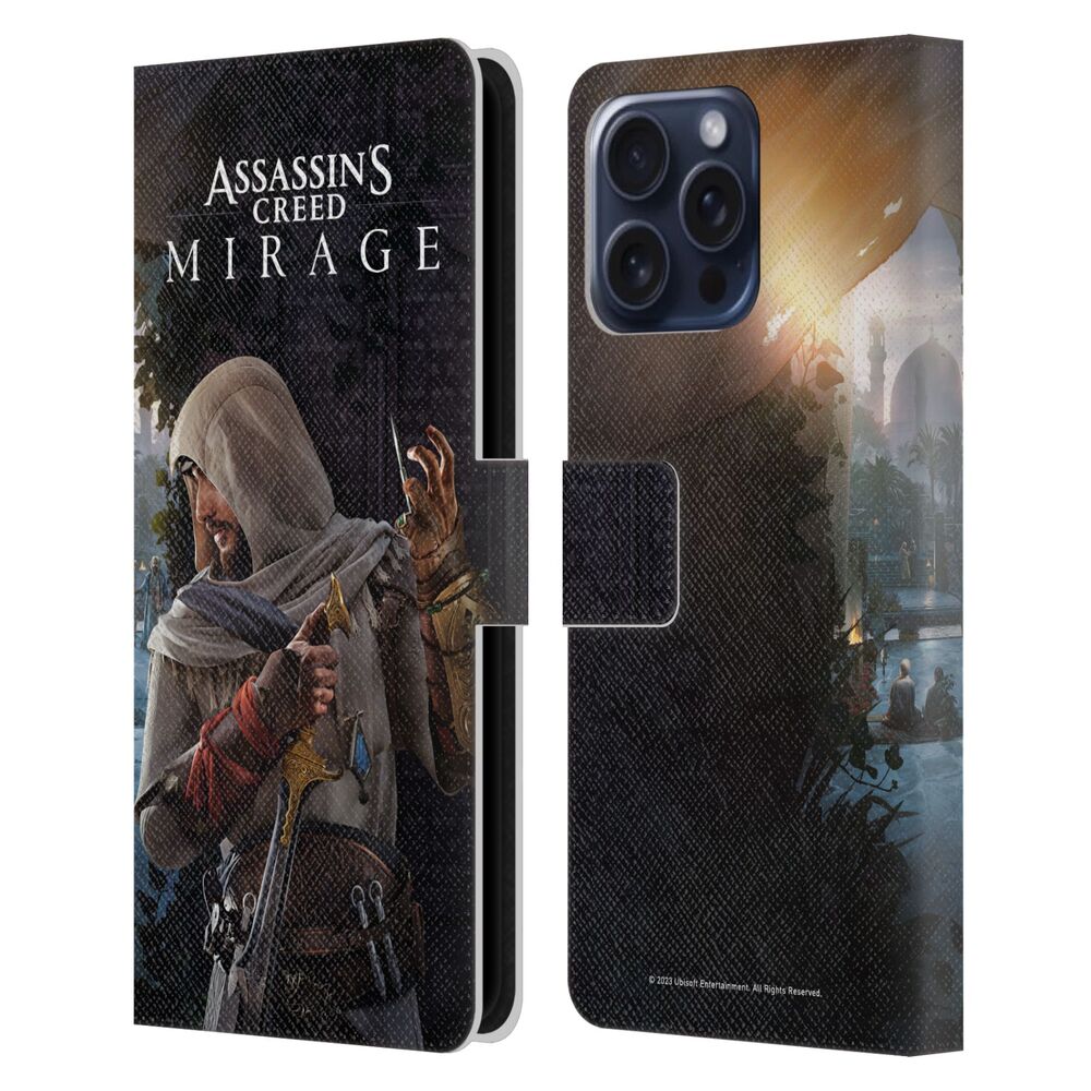 ASSASSINS CREED アサシンクリード - Mirage Graphics / Basim Poster レザー手帳型 / Apple iPhoneケース 【公式 / オフィシャル】