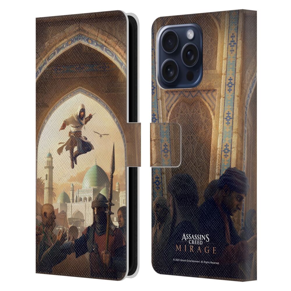 ASSASSINS CREED アサシンクリード - Mirage Graphics / Basim Baghdad レザー手帳型 / Apple iPhoneケース 【公式 / オフィシャル】