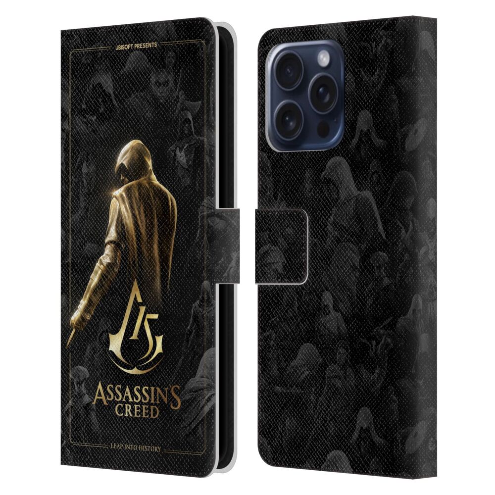 ASSASSINS CREED アサシンクリード - 15th Anniversary Graphics / Key Art レザー手帳型 / Apple iPhoneケース 【公式 / オフィシャル】