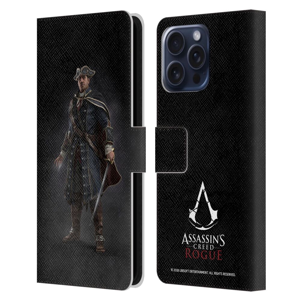 ASSASSINS CREED アサシンクリード - Rogue Key Art / Haytham Kenway レザー手帳型 / Apple iPhoneケース 【公式 / オフィシャル】