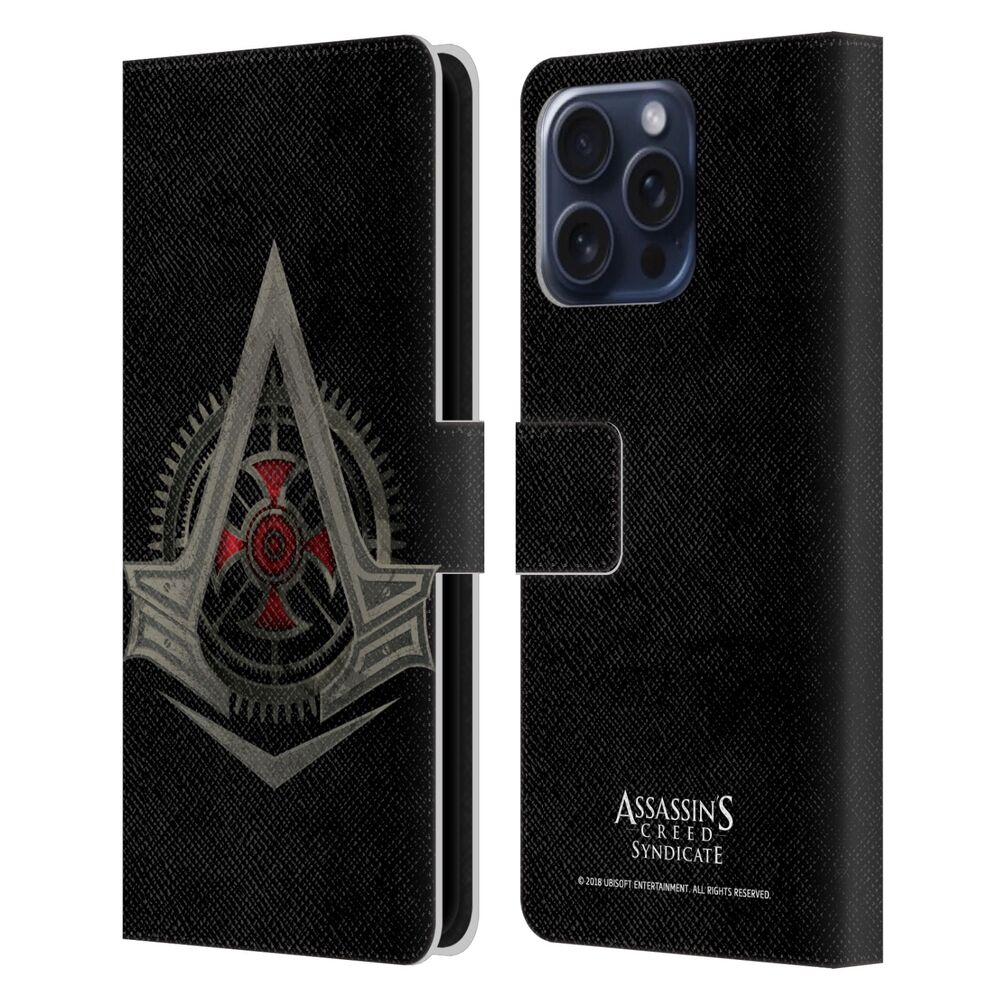 ASSASSINS CREED アサシンクリード - Syndicate Logo Art / Starrick Templar レザー手帳型 / Apple iPhoneケース 【公式 / オフィシャル】