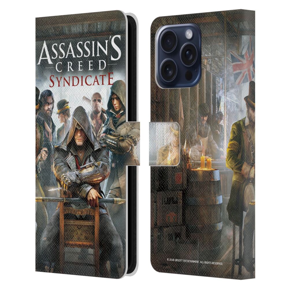 ASSASSINS CREED アサシンクリード - Syndicate Key Art / Gang Members レザー手帳型 / Apple iPhoneケース 【公式 / オフィシャル】