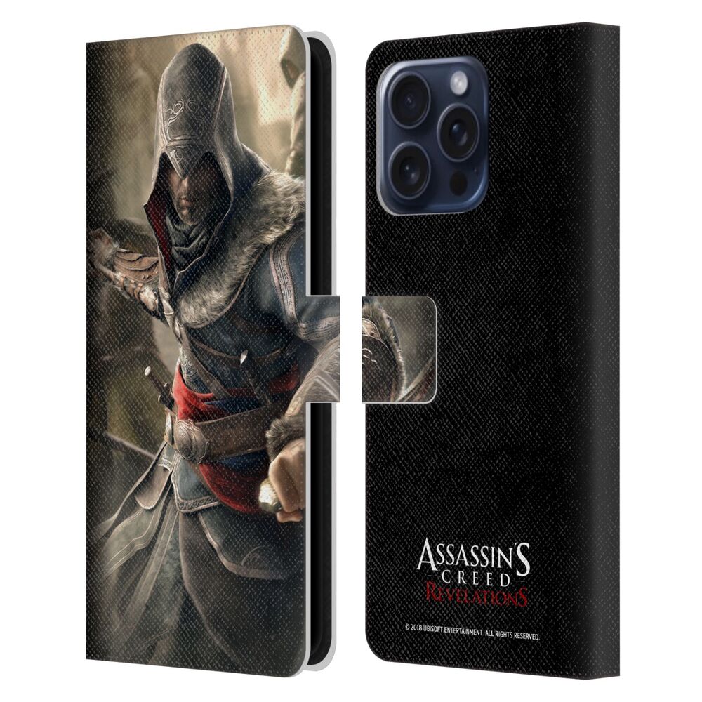 ASSASSINS CREED アサシンクリード - Revelations Key Art / Ezio 2 レザー手帳型 / Apple iPhoneケース 【公式 / オフィシャル】