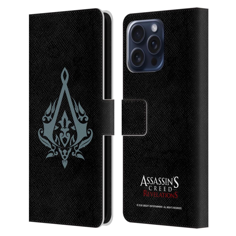 ASSASSINS CREED アサシンクリード - Revelations Logo / Ottoman Crest レザー手帳型 / Apple iPhoneケース 【公式 / オフィシャル】