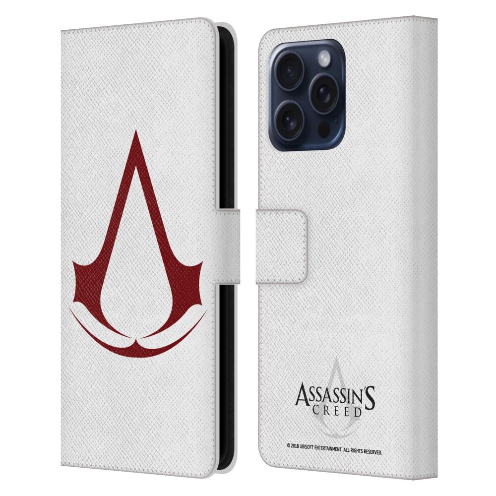 ASSASSINS CREED アサシンクリード - Logo / Plain レザー手帳型 / Apple iPhoneケース 【公式 / オフィシャル】