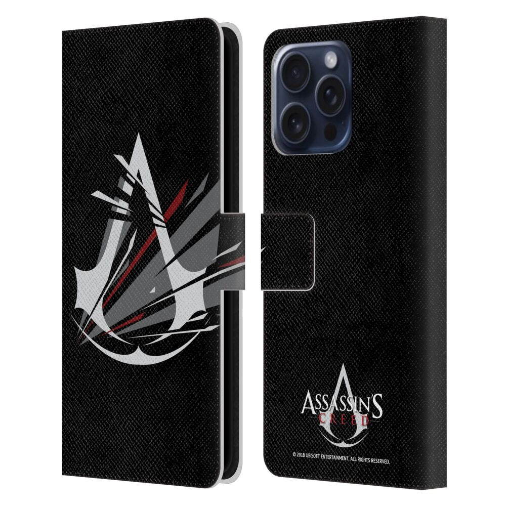 ASSASSINS CREED アサシンクリード - Logo / Shattered レザー手帳型 / Apple iPhoneケース 【公式 / オフィシャル】