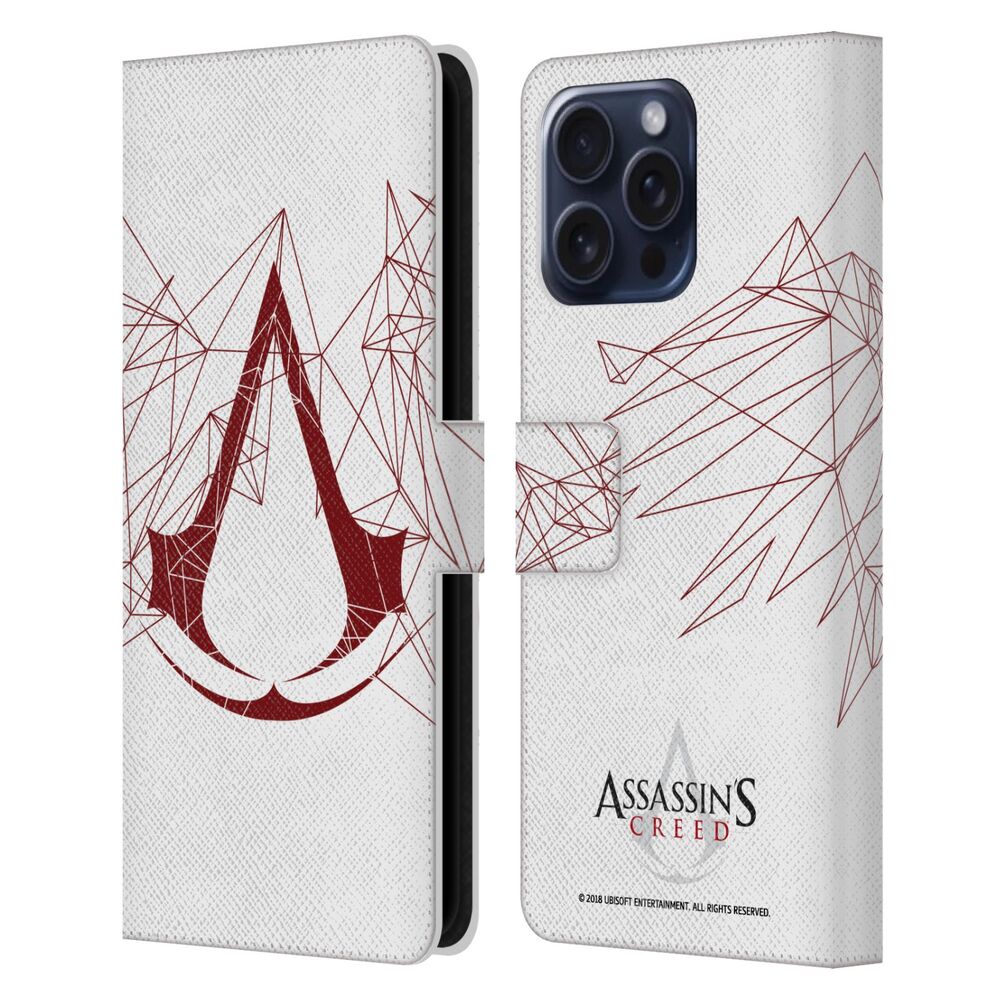 ASSASSINS CREED アサシンクリード - Logo / Geometric レザー手帳型 / Apple iPhoneケース 【公式 / オフィシャル】