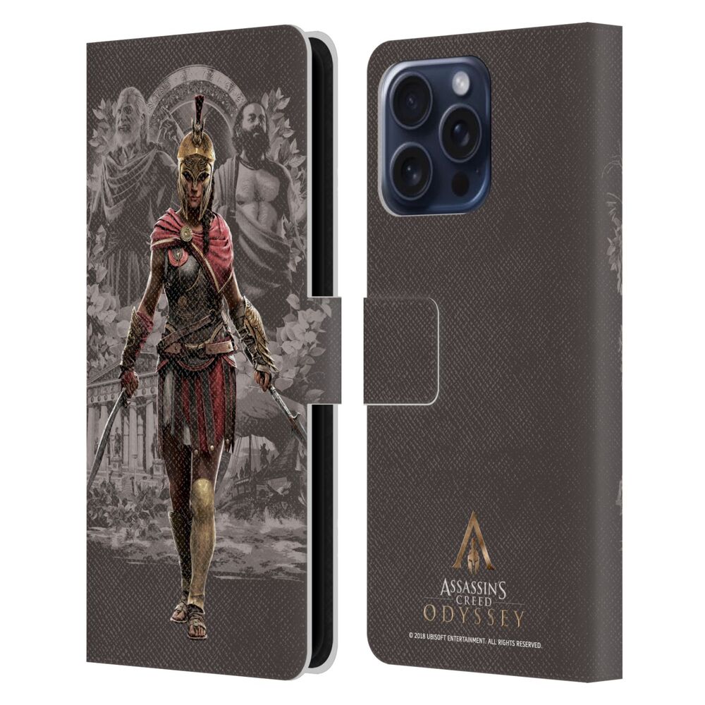 ASSASSINS CREED アサシンクリード - Odyssey Artwork / Kassandra Vine レザー手帳型 / Apple iPhoneケース 【公式 / オフィシャル】