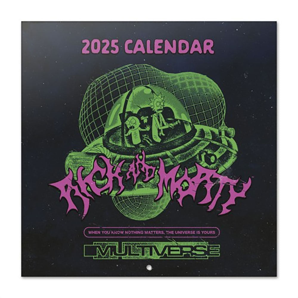 RICK AND MORTY - 2025 SQUARE CALENDAR