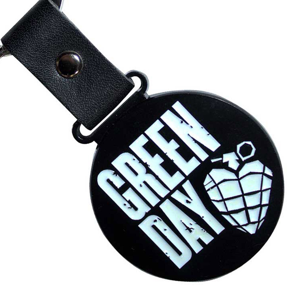 
                  
                    GREEN DAY グリーンデイ (2月 来日 記念 ) - Stacked Logo & Grenade Circle / キーホルダー
                  
                