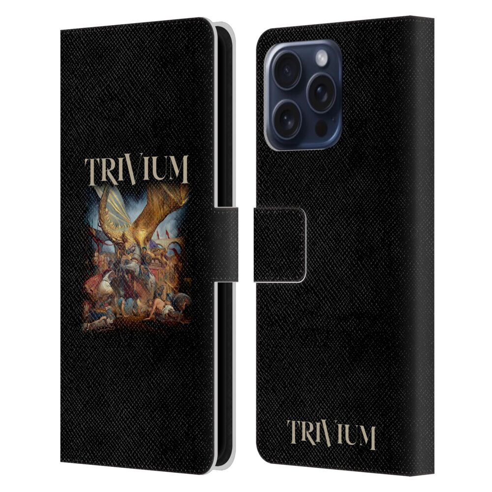 TRIVIUM トリヴィアム - Graphics / In The Court Of The Dragon レザー手帳型 / Apple iPhoneケース 【公式 / オフィシャル】